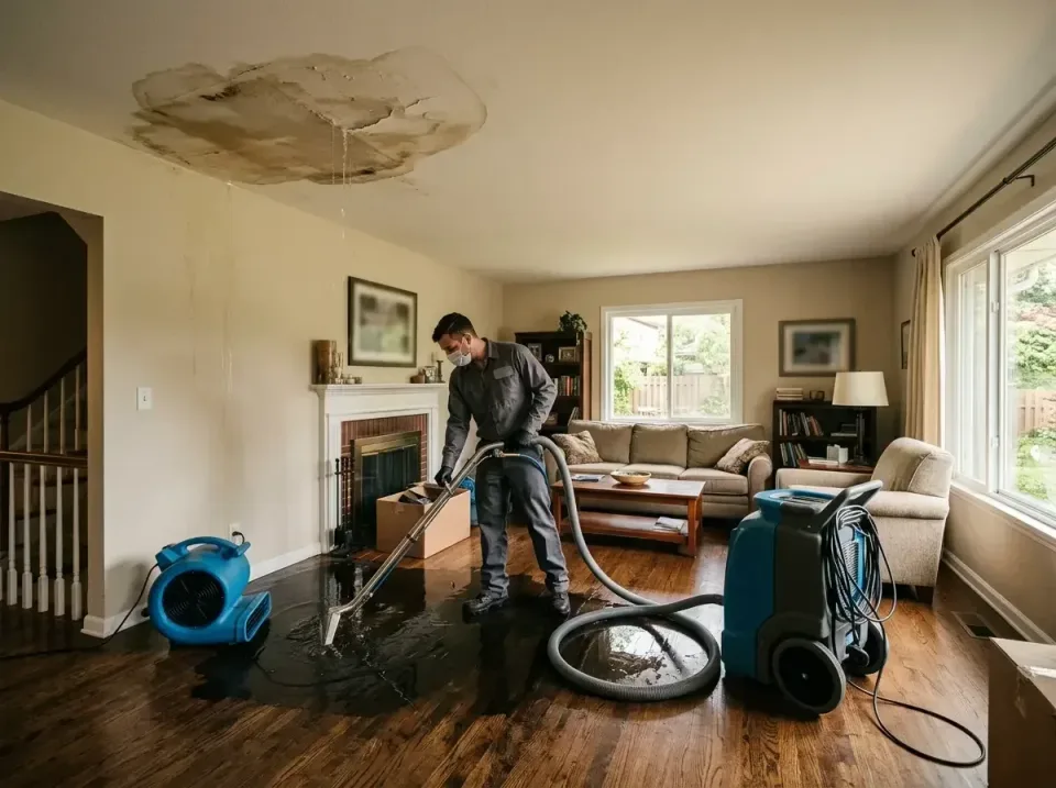 attic-pipe-burst-ceiling-drip-008 — frequently asked questions, Water Damage Restoration & Carpet Care in Pell City, AL